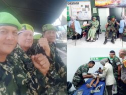 PPM Hadiri Baksos dan Bakti Kesehatan yang Digelar Korem 045/Gaya Peringati HUT TNI ke-79