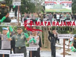 Danrem 045/Garuda Jaya Hadiri Launching Gugus Tugas Polri Dukung Ketahanan Pangan